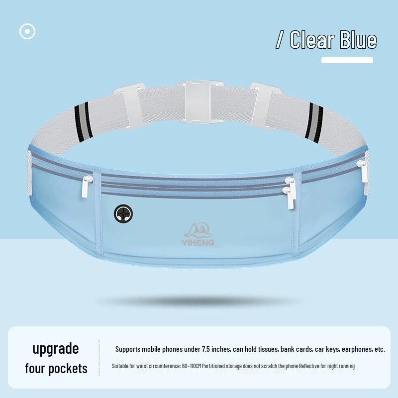 Unisex Waterproof Lightweight Running Waist Bag - Fashionable Outdoor Fitness Gear