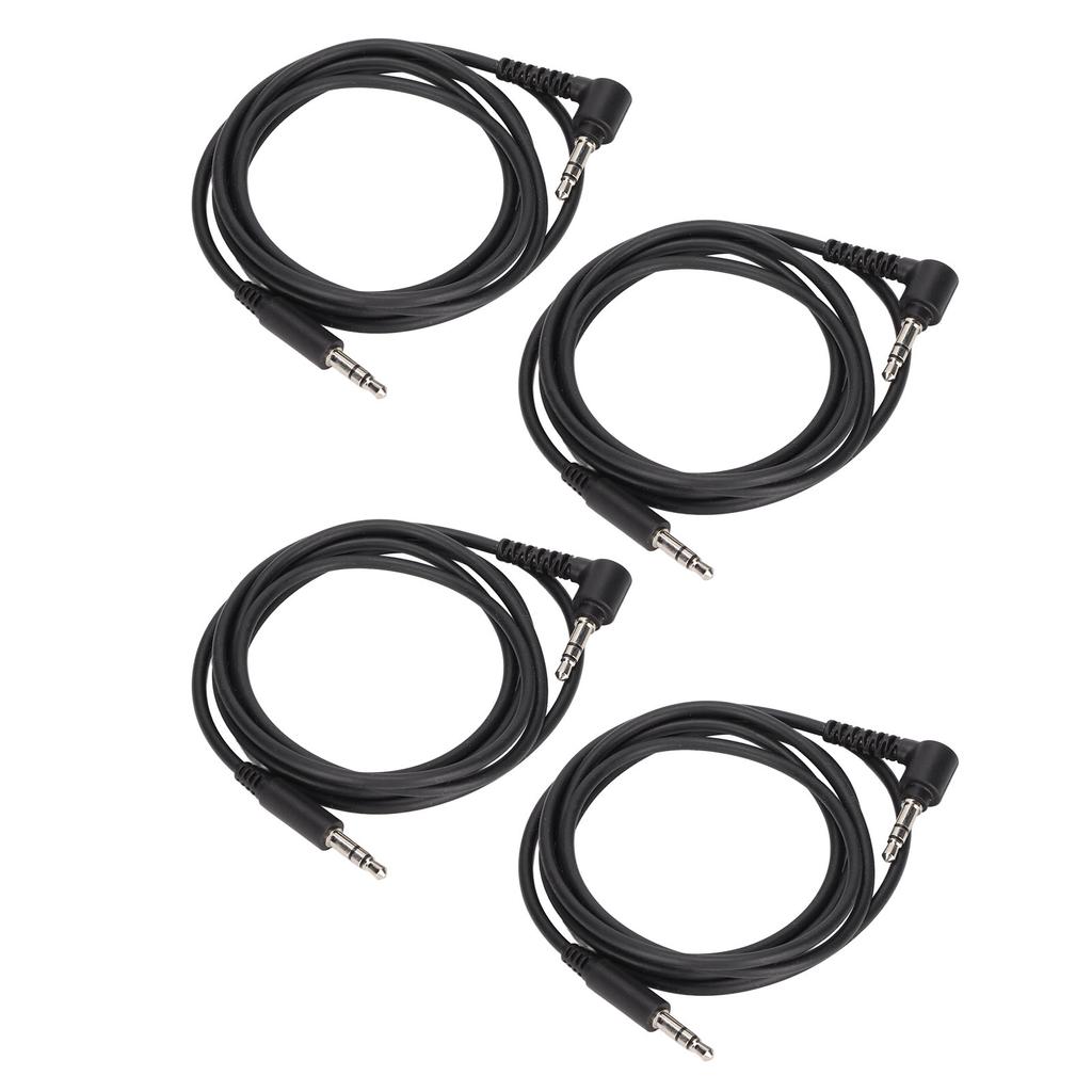 4Pcs AUX Cord 3.5mm Male To Male Auxiliary Sound Cable for Car Home Stereos Headphone Speaker
