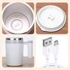 Magnetic Automatic Stirring Coffee Mug Stainless Steel Rechargeable Mixing Cup with Temperature Display for Beverages