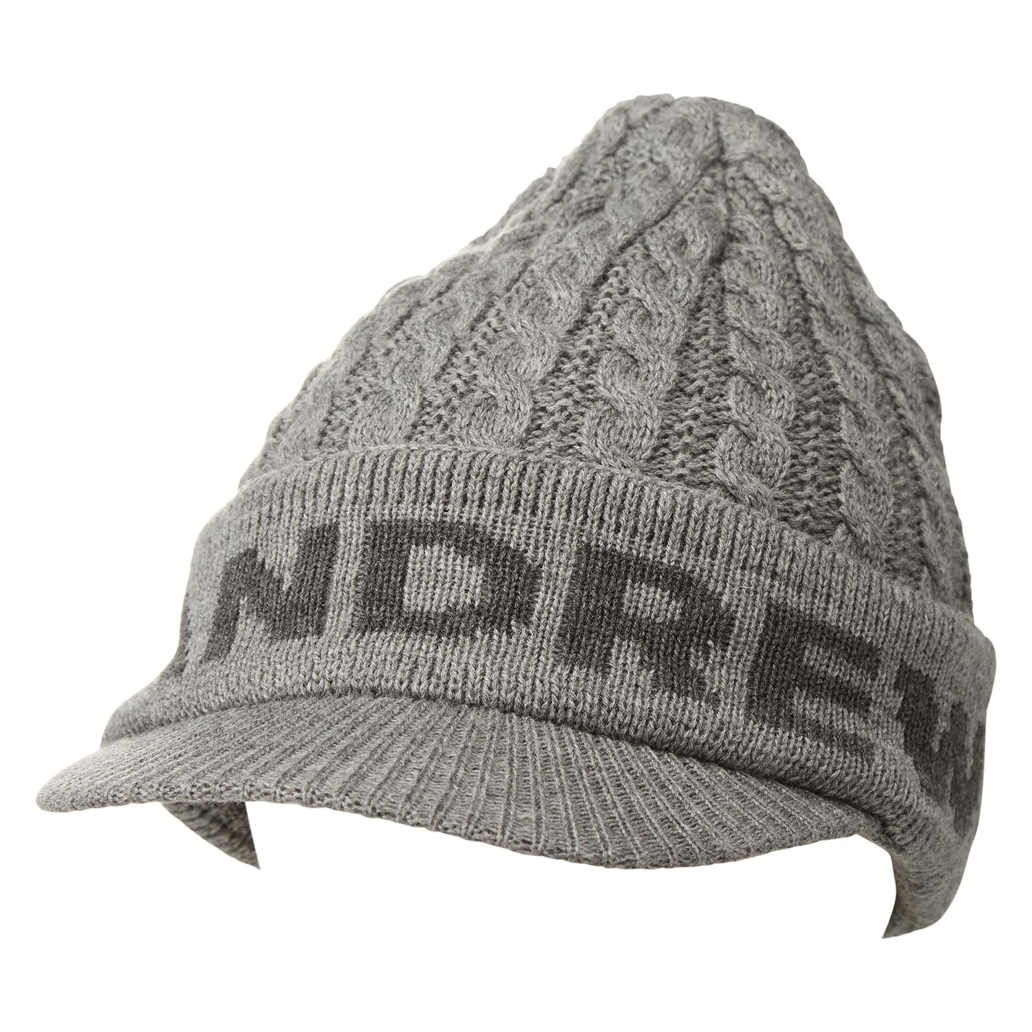 

Unisex knit cap with brim fleece Golf hat FR [St. Andrews] (inside material) / / 042-4287152 020_Gray