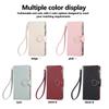 Crossbody Zipper Wallet Card Holder Leather Case for Samsung Galaxy Z Fold 7 6 5 Fold7 Fold6 5G Lanyard Strap Ring Holder Cover