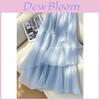 Cotton Blend Summer Maxi Skirt With Pleats And Ruffle For Womens Casual Fashion
