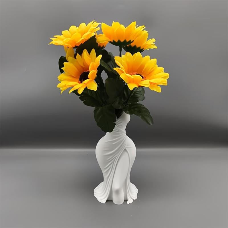 3D Printing Elegant Dress Vase Sculpture Decoration Practical Home Decoration For Dining Table Or Entryway Console