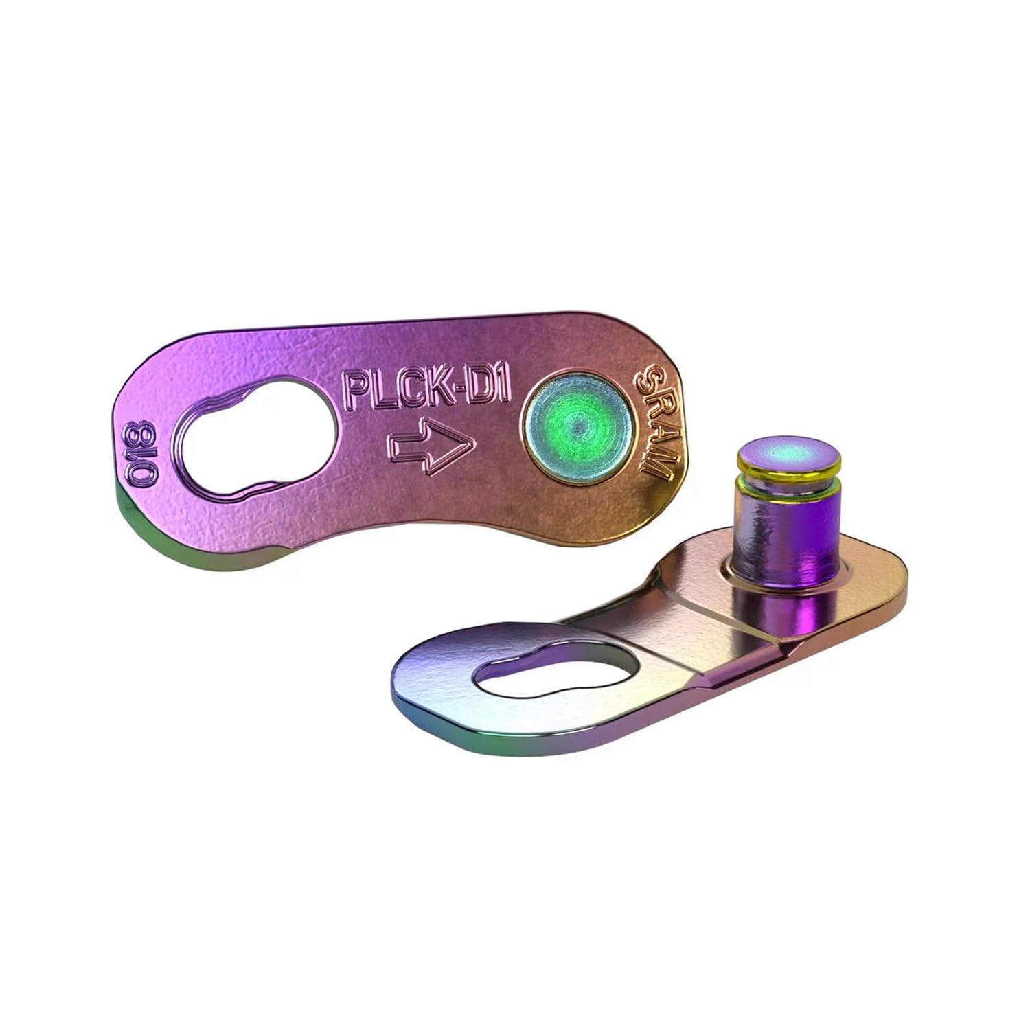 Соединитель цепи SRAM PowerLock 12 скоростей Flattop Радужный/4 шт.