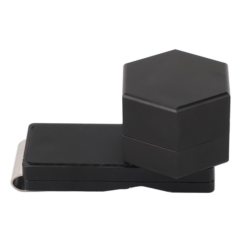 Mini Portable Magnetic Billiard Cue Chalk Case Black Billiard Cue Hex Chalk Box Billiard Cue Chalk