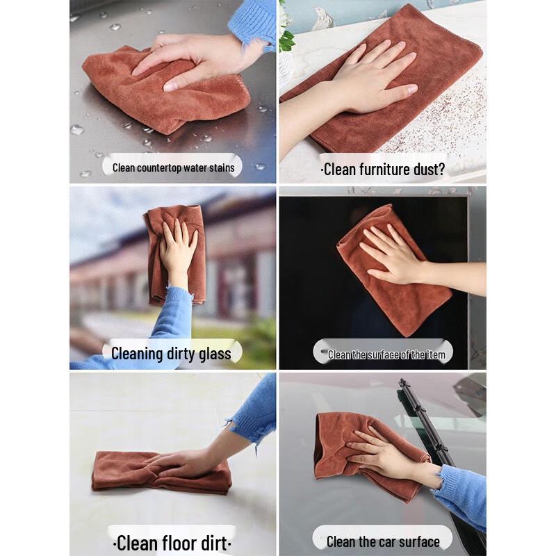 Set di panni per la pulizia in microfibra