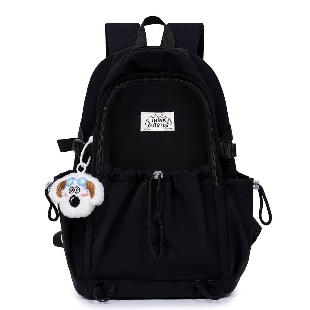 Schoolbag Trendy Versatile Casual Backpack Korean Edition Fashion Color Matching Student School Bag Multifunctional Lightweight Outdoor Sports Bag