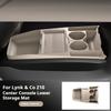 For Lynk&Co Z10 Silicone Storage Box  Center Console Under Layer Modification Special Car Interior Accessories Organizer