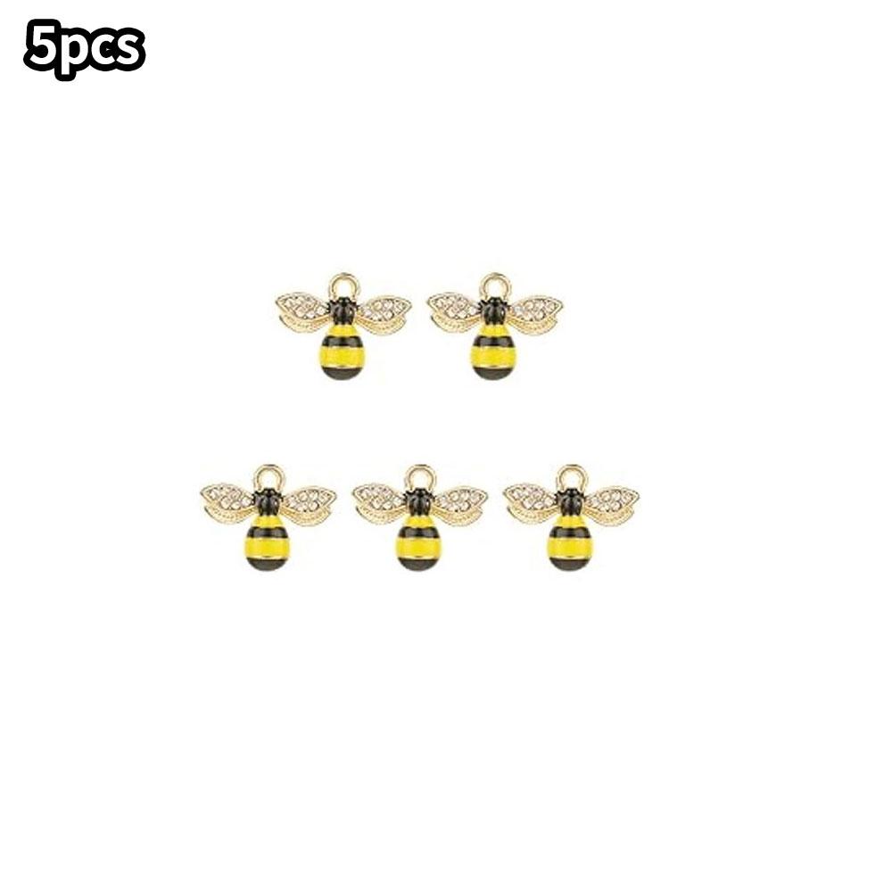 

5/10/20 штук из сплава материала капает масляная пчела кулон симпатичный металлический ремесленный декор своими руками ювелирные изделия ожерелье браслет серьги 5pcs