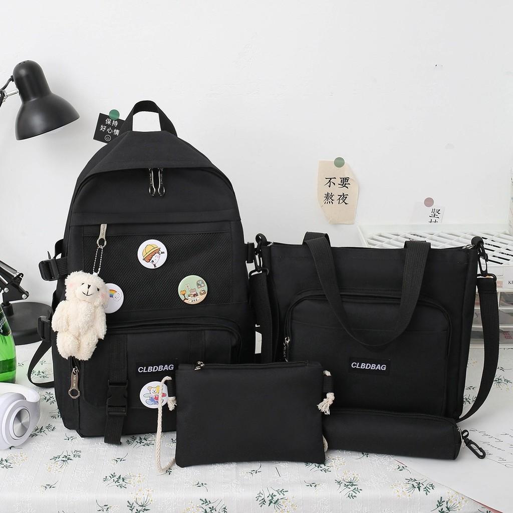 Practical School Cute Backpack Set With Waterproof Design For Boys And Girls