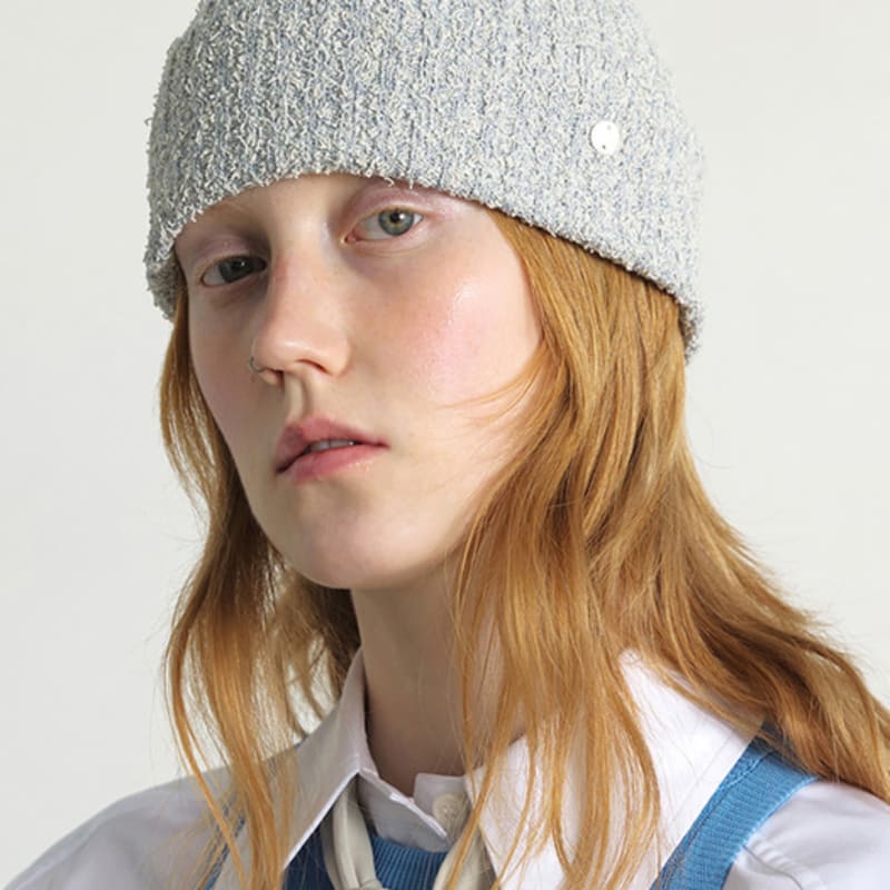 

UNDERCONTROL STUDIO STICK RIB BEANIE / POP COTTON / MELANGE sky FREE