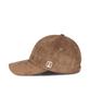 Bajal Va Square Suede Ball Cap Brown