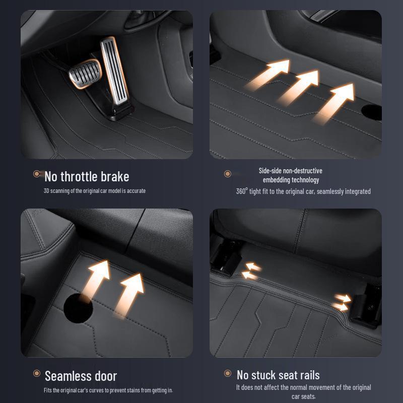 BYD U7, U8, U9 Full Coverage Aviation Soft Foot Mats