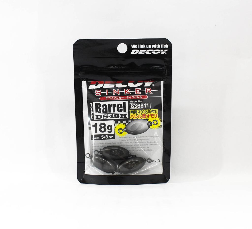 Decoy DS-18H Sinker Type Barrel Heavy Size 18 grams (6811)