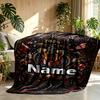 Custom Name Personalized Club Deportivo Guadalajara Print Blanket, Home Decor, Bedroom, Sofa, Camping, Couch, Gifts for Birthday Christmas