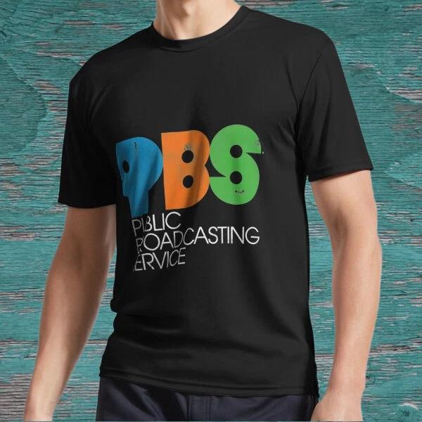 

New PBS Vintage Logo Distressed Active Logo American T-Shirt Funny Size S to 5XL XL