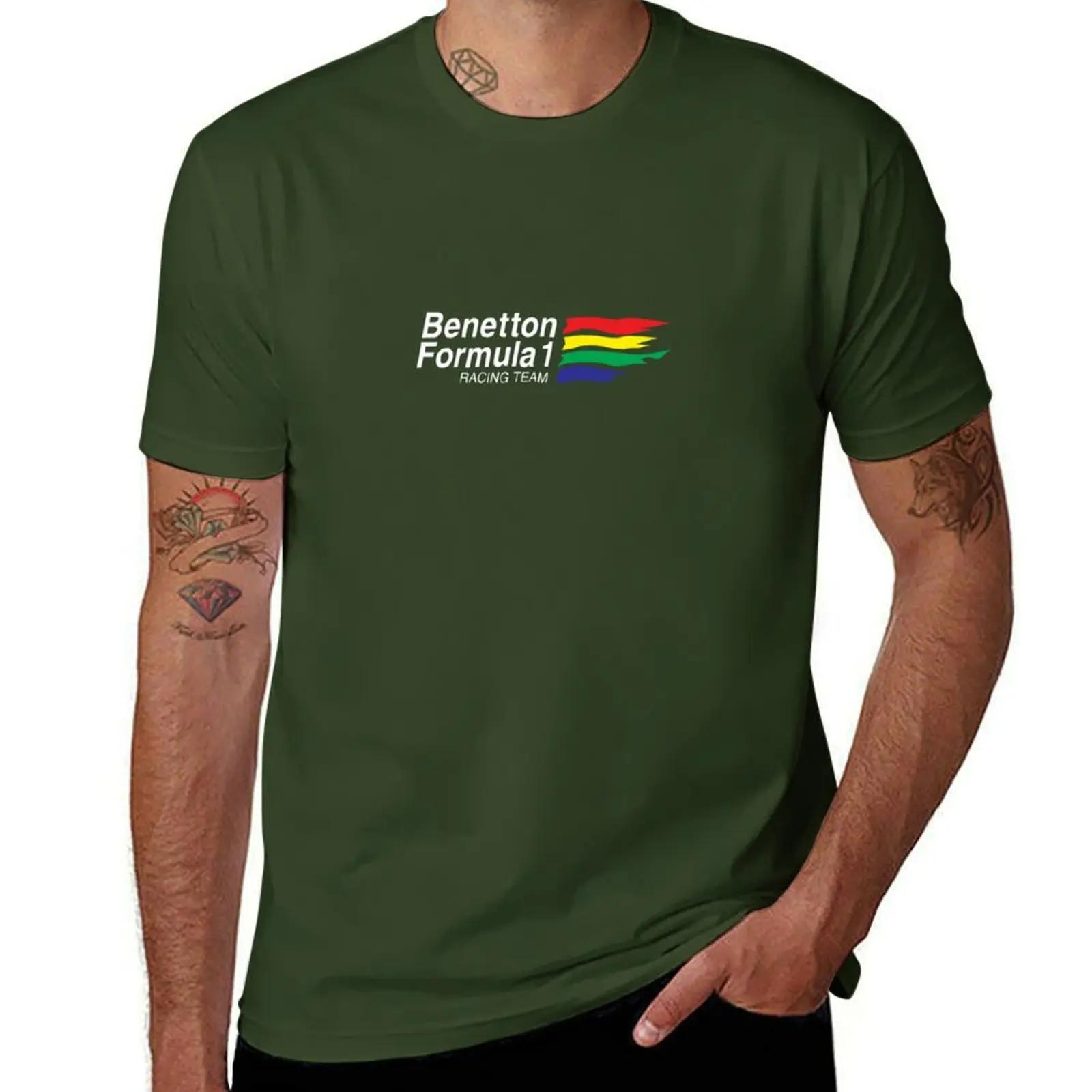 

Benetton Formula Team T-Shirt graphic tee shirt custom t shirt summer clothes oversizeds Men s clothing L
