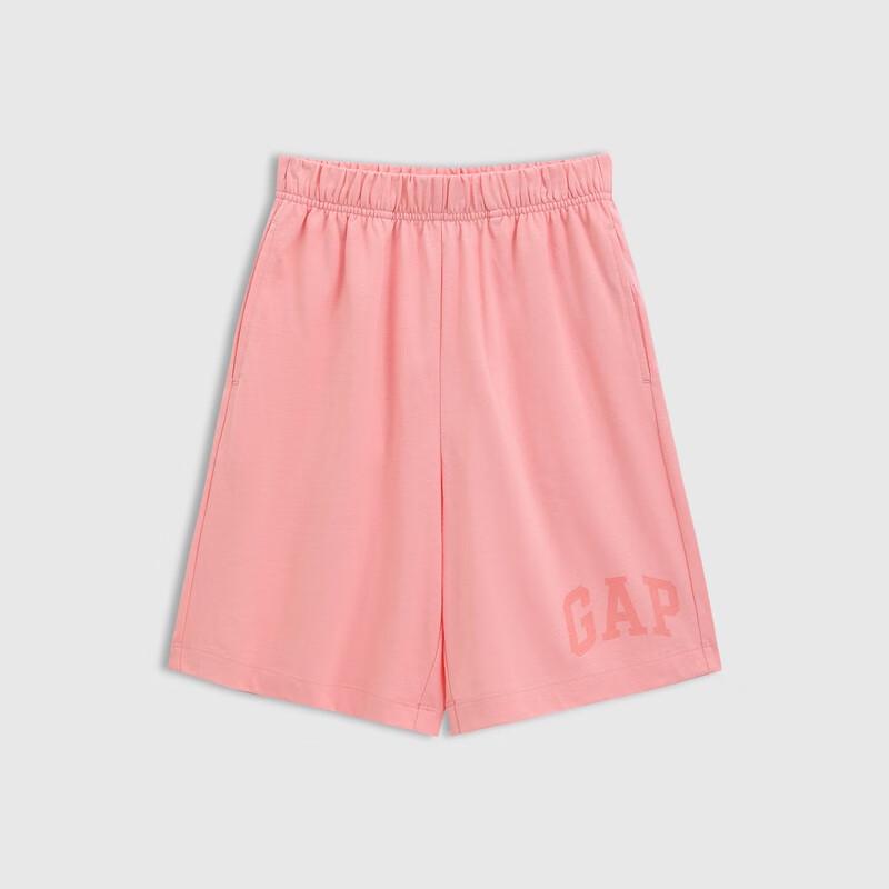 Gap Girls' Logo Elastic Waist Knit Shorts