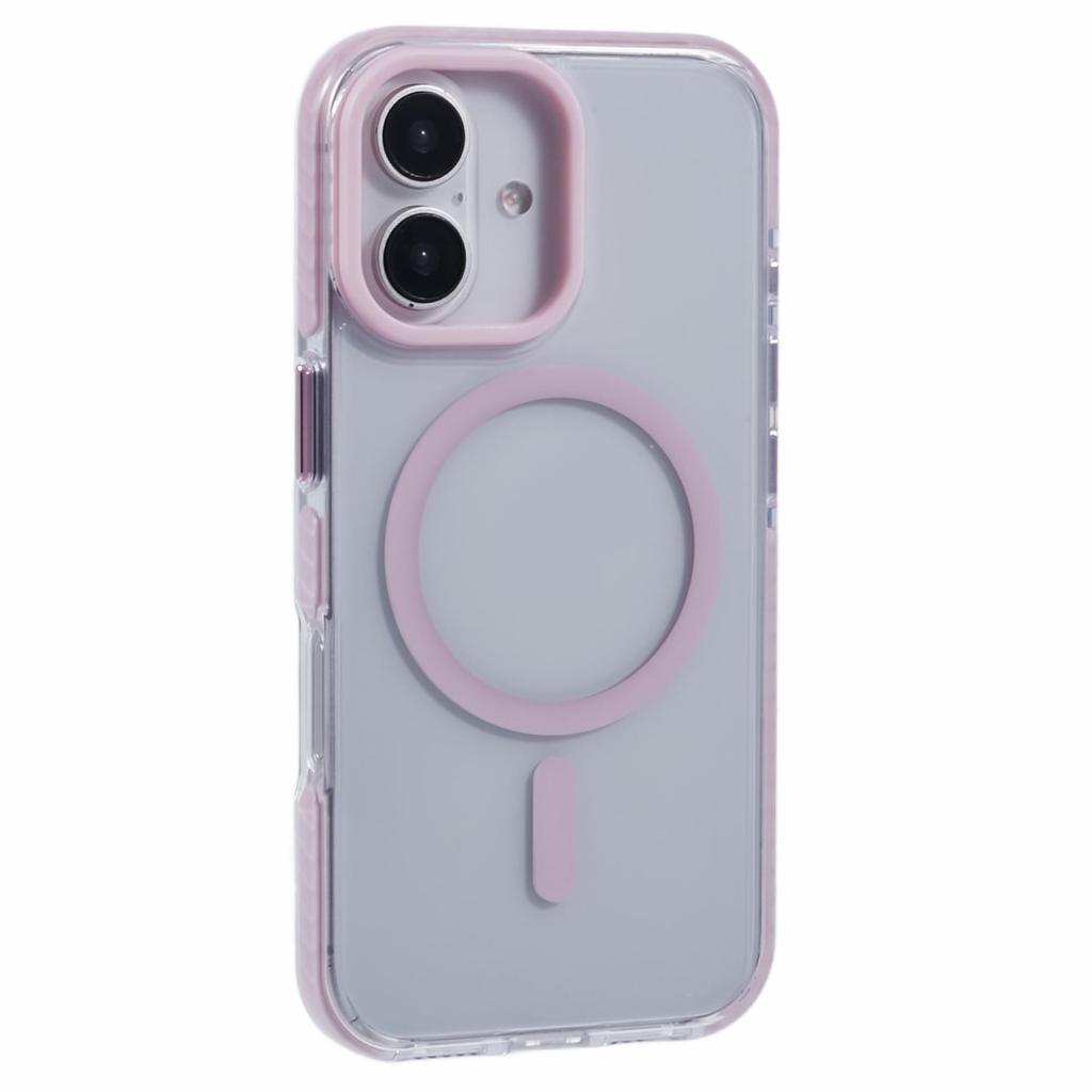 For iPhone 16 Plus Clear Case Compatible with MagSafe TPU+PC Back Cover