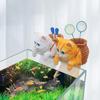 Fish Tank Creative Cute Hanging Backpack Cat Artificial Lifelike Ornaments Aquarium Landscaping Decoration