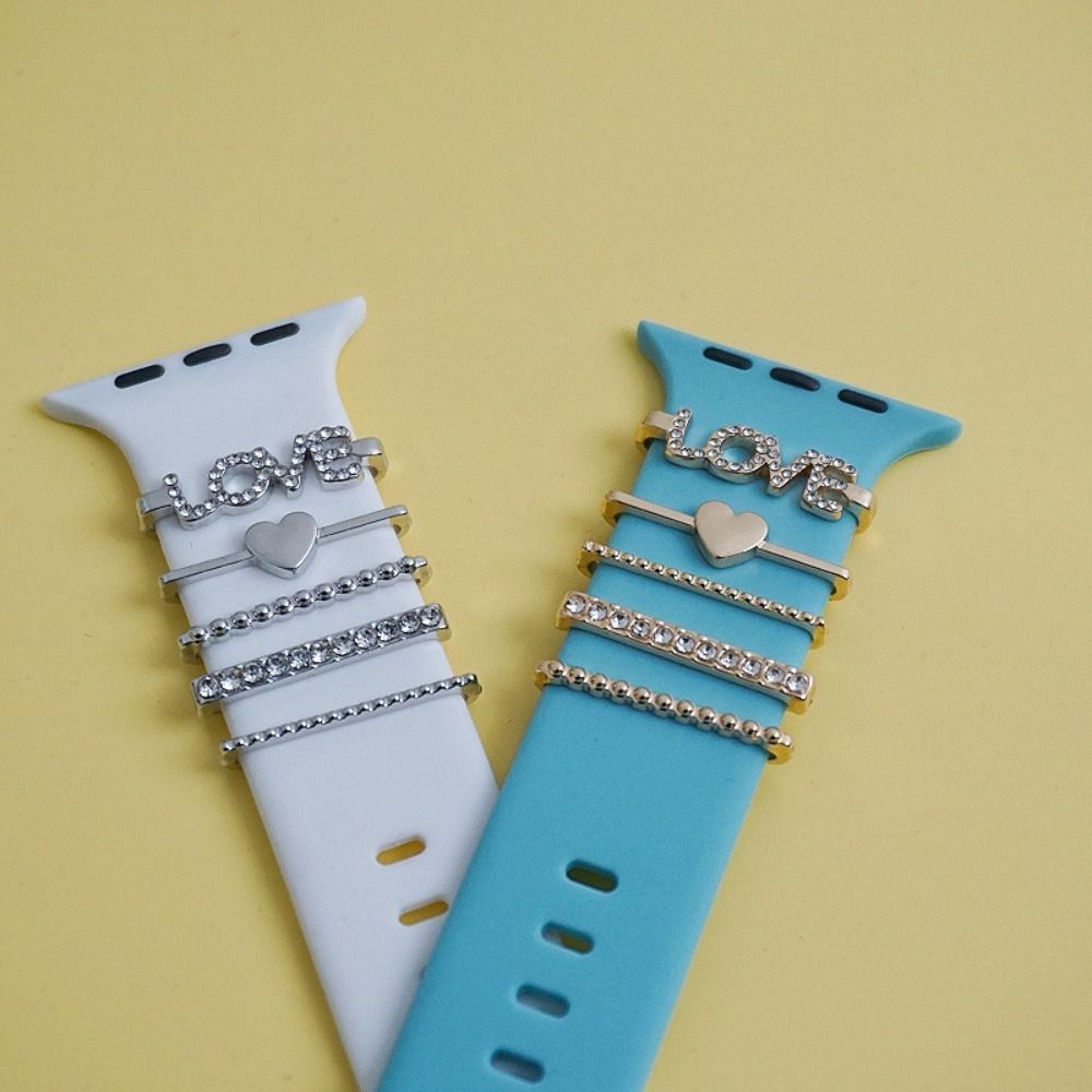 Metal Decorative Ring Brooch Decorative Nail Creative Watch Band Ornament  Strap Accessories