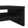Monitor Stand in Black Oak Finish 100 x 24 x 13 cm Engineered Wood