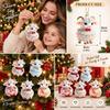 Acrylic Goat Pendant 2D Flat Christmas Tree Ornament Goat Hanging Ornament Set  Holiday Party Decor