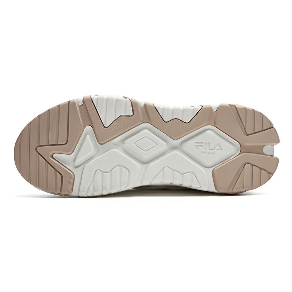 Fila Collina Textile, Synthetic Leather Comfortable Abrasion Resistant Low Top Casual Shoes Women's Beige F12W312117GMA