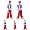 Exquisites Arabischer Prinz Kostüm für Herren Ideal für Halloween- und Cosplay-Veranstaltungen