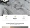 Soft Solid Color Cotton Summer Blanket - Cooling, Skin-Friendly, Lightweight Quilt