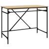 VidaXL Desk Sonoma Oak 100x50x75 Cm Engineered Wood and Iron 826720