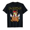 F-Caw-F Rooster, F CAW F Chicken Meme T-shirt For Men Women 100% Cotton T Shirts Short Sleeve Tops 0925-1