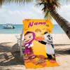 Customizable personalized beach towels Masha and the Bear themed designs.Suitable for the beach, yoga, sports;ideal as beach accessories