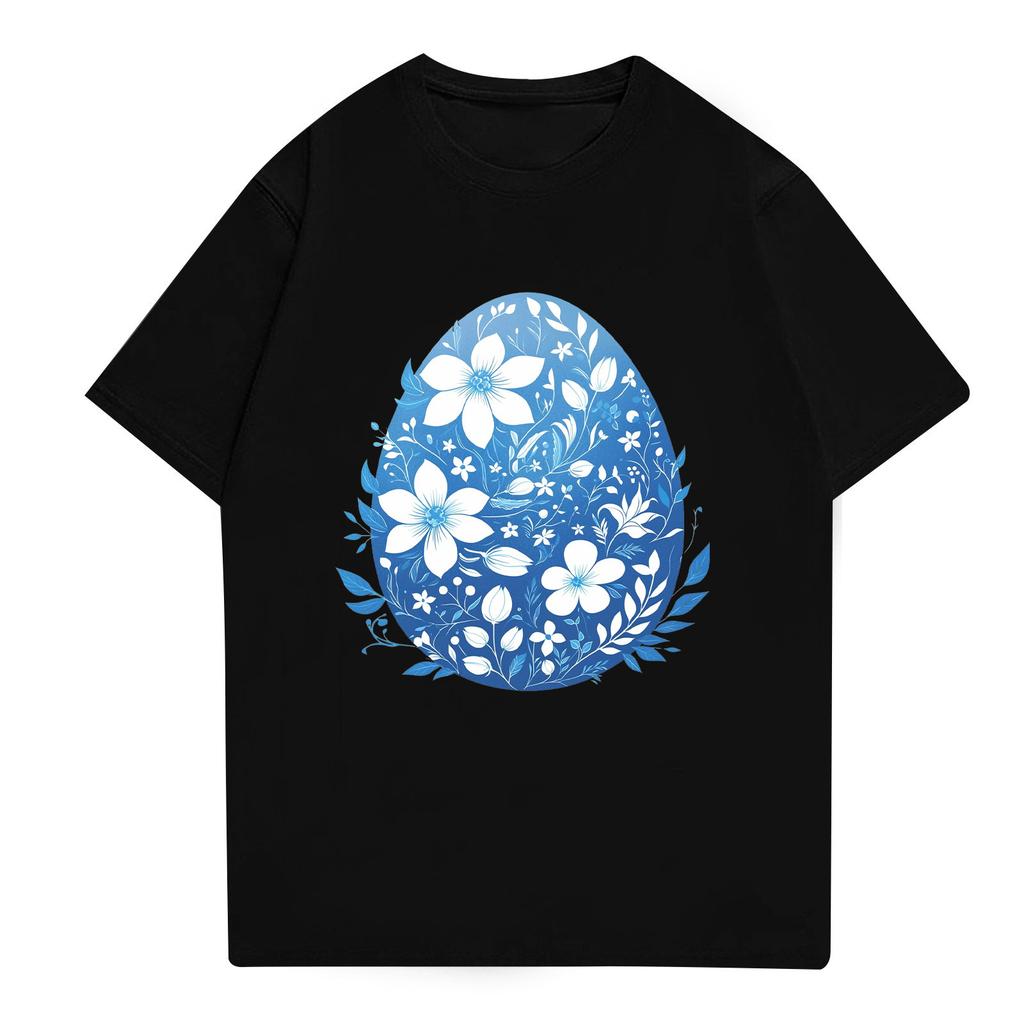 Kortermet skjorte med standkrage for menn Løs fritidsferieskjorte herre