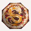 1pc Dragon Flames Automatic Open/close Folding Compact Umbrella, 8-Rib Sturdy Canopy, Lightweight Portable, Everyday Use, Gift,121