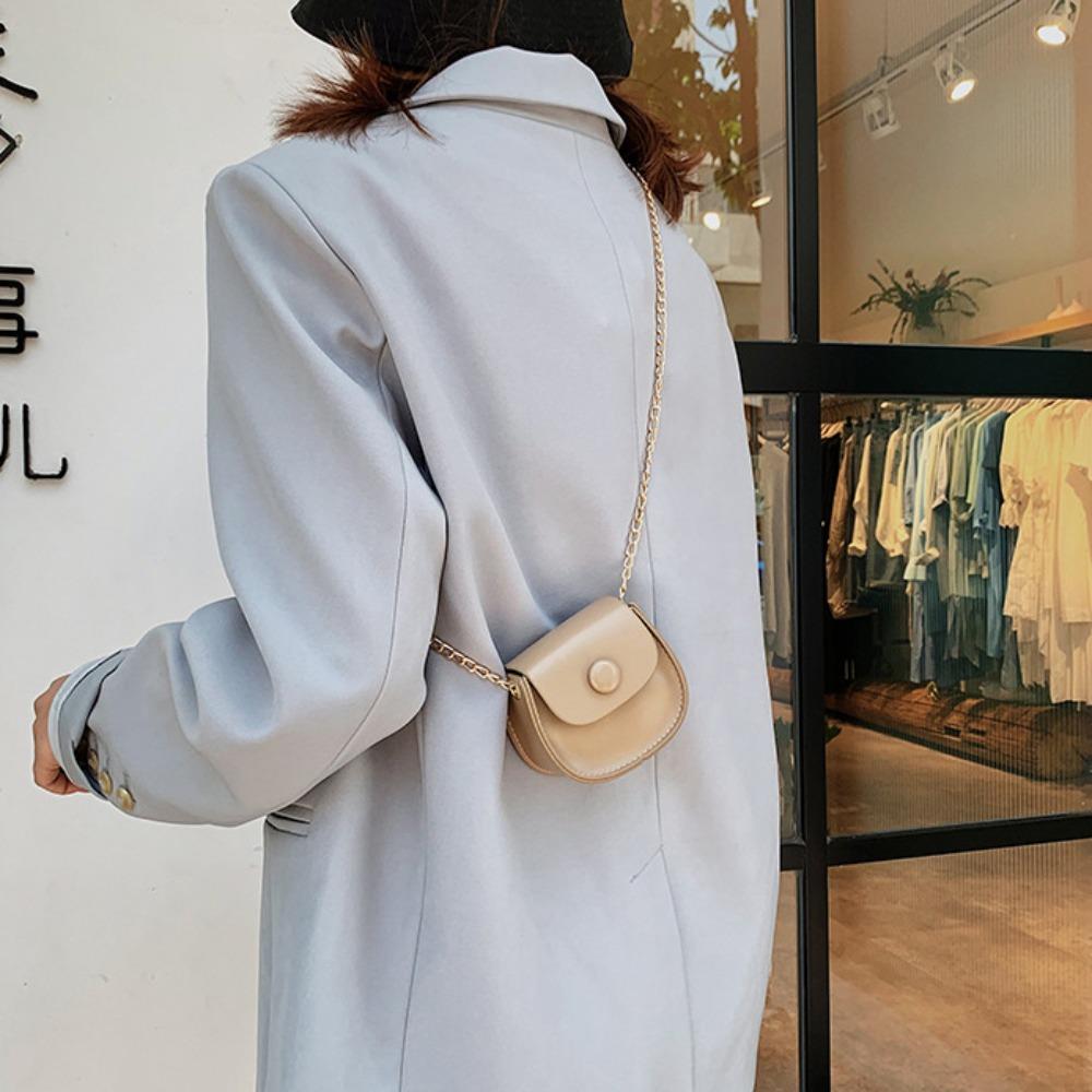 

Держатель для карт Сумка-мессенджер Цепочка Сумка через плечо Женская сумочка Мини-сумка-седло Женская сумка на плечо хаки