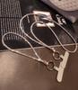 Short Wrist Style Rhinestone Women's Full Diamond Pendant Clip Style Pendant Mobile Phone Strap Long Neck Strap Anti Loss Sling