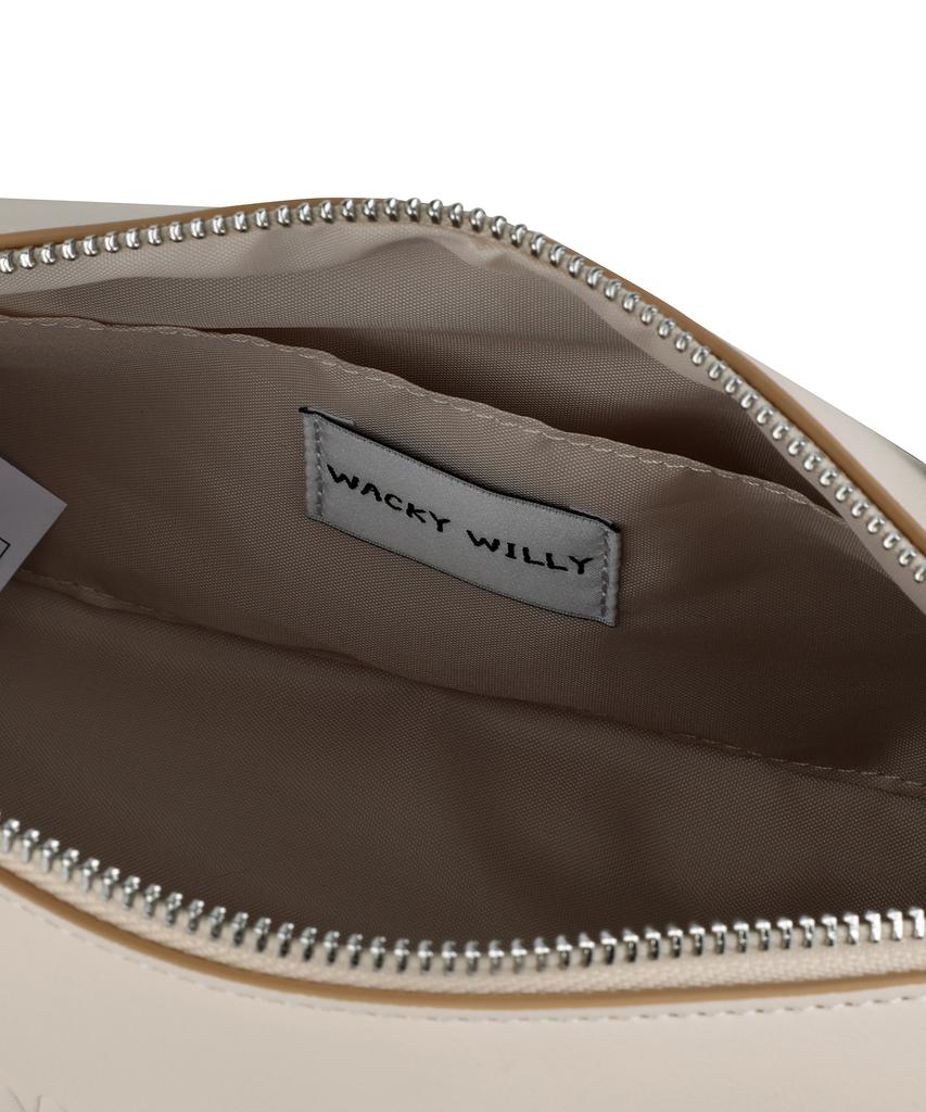 Wacky Willy Lily Volume Handle Cylindrical Bag Ivory