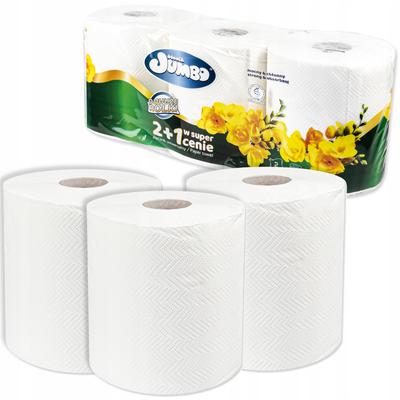 Ręcznik Papierowy Słonik Jumbo Mocny Wydajny Biały Zestaw 3 Sztuk