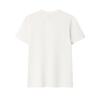 FILA White Cool Touch Korean Style Minimalist Solid Color T-Shirt Men Tops F61M623103FWT