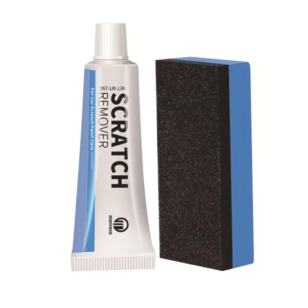 Car Scratch Remover Car Polishing Paste with Sponge, Car Body Paint Care Kit Paint Repair Spray Paint for Car and Motorcycles