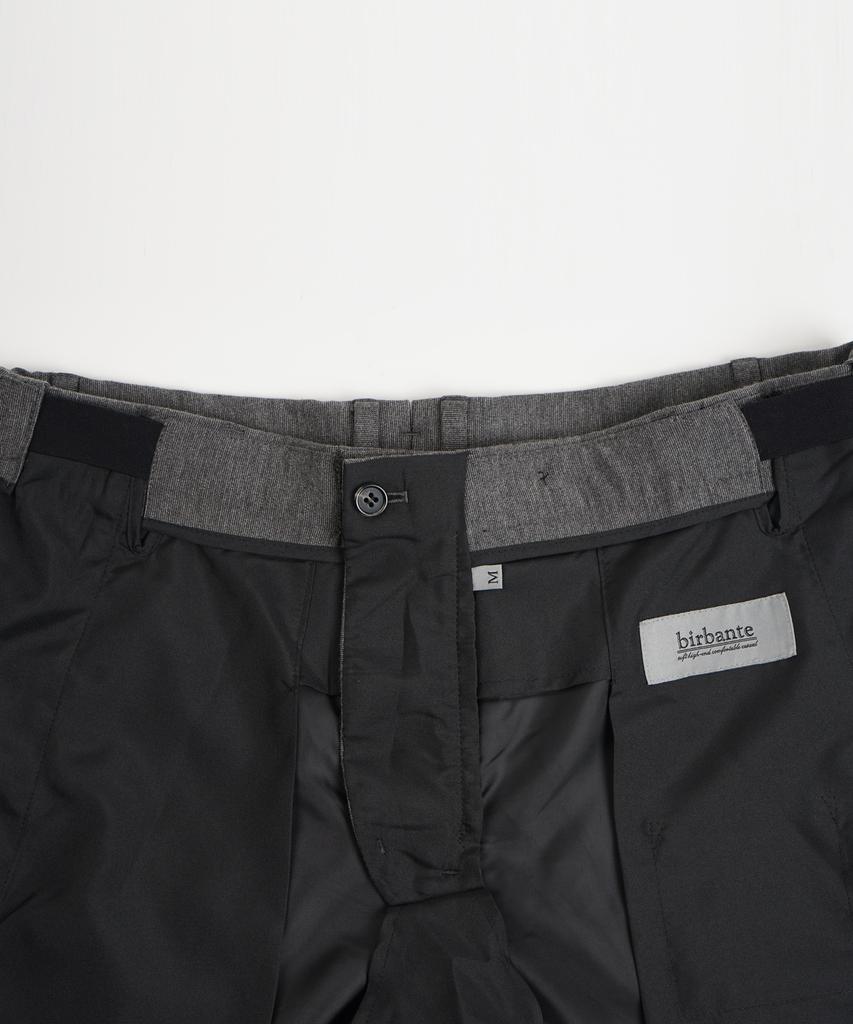 BIRBANTE Comfort Stretch Regular Fit Setup Slacks - Charcoal