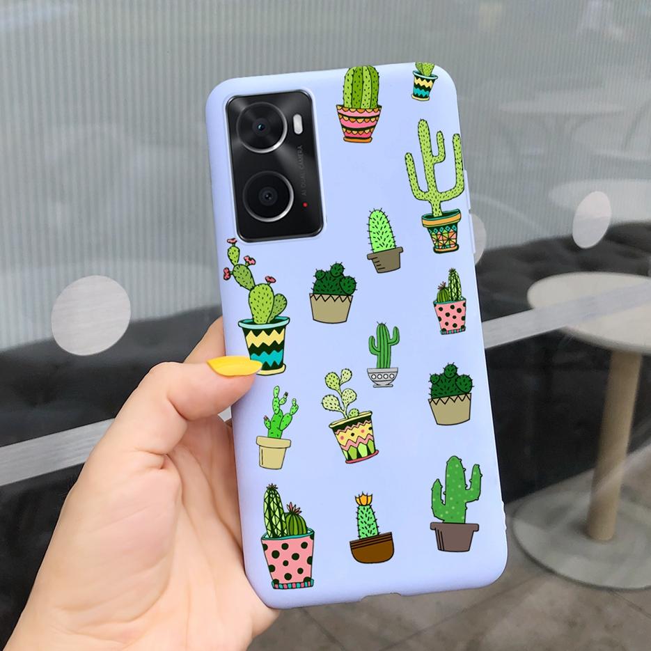 For Oppo A76 Case CPH2375 Fashion Cartoon Girls Cover For Oppo A96 Soft Silicone Case For Oppo A36 A 76 96 OppoA76 OppoA96 Shell