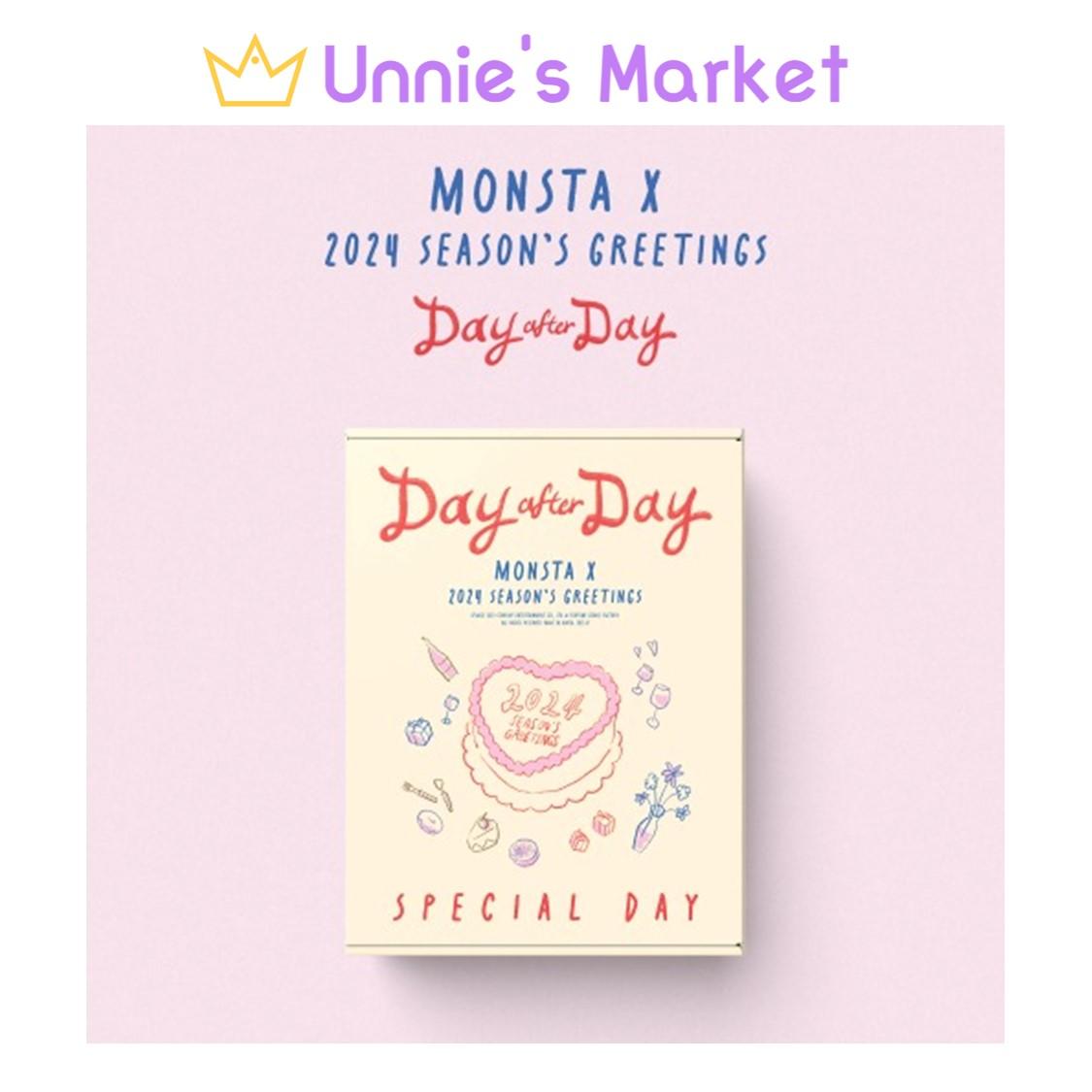 

[Pre-order/STARSHIP SQUARE POB] MONSTA X - 2024 SEASON S GREETINGS SPECIAL DAY ver. + Free Gift