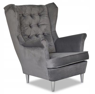 Gaja Scandinavian Family Furniture Armchair, Grey, Hydrophobic, Room