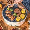 With Grill Pan Barbecue Grill Anti-scalding Handle Tea Stove Portable Charcoal Stove  Outdoor