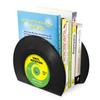Vinylové CD zarážky na knihy Kreativní stojánek na knihy Dekorace na stůl Rubbie Vintage Partition Knihovna Kancelářské doplňky
