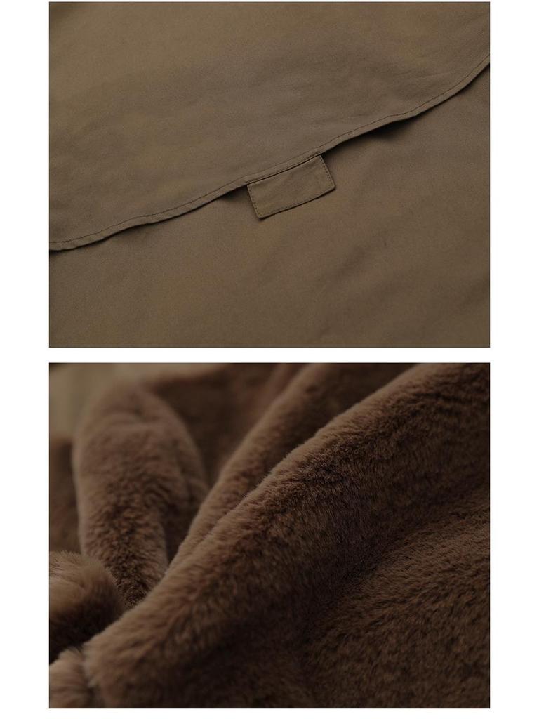 Women's 2024 Winter Fleece-Lined Thick Parka Coat – Short, Loose-Fit, Casual Cotton Jacket for Middle-Aged Moms