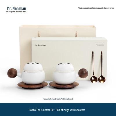 Nanshan Keramik Tee- & Kaffee-Paartassen mit Untersetzern