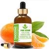 Pure Herbs Tangerine (Citrus Reticulata) Pure & Natural Therapeutic Grade Essential Oil Glass
